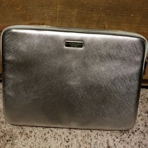 Kate Spade Metallic Laptop Sleeve